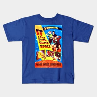 Classic Science Fiction Movie Poster - It Came from Outer Space Kids T-Shirt
